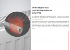 Стальной панельный радиатор Тип 10 Royal Thermo HYGIENE 10-500-2100