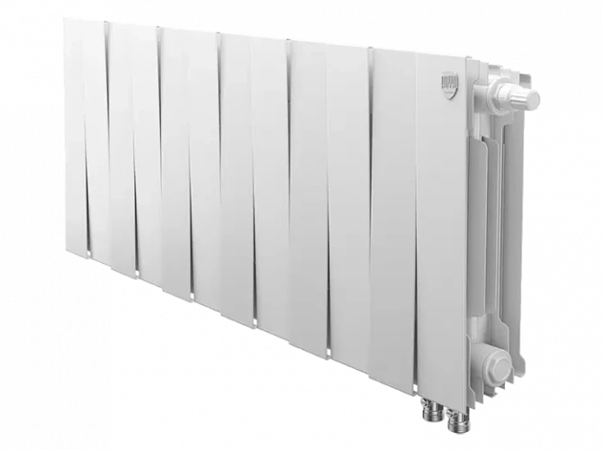 Биметаллический радиатор отопления Royal Thermo PianoForte 300 12 секций Bianco Traffico VDR