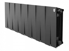 Биметаллический радиатор отопления Royal Thermo PianoForte 300 14 секций Noir Sable