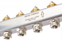 Для отопления Royal Thermo 1" ВР-3/4" НР, 3 выхода, нерж. (RTE 51.103)