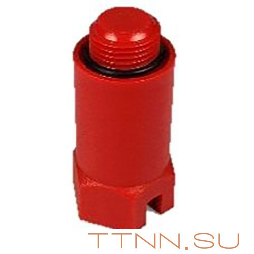 Заглушка РосТурПласт длинная красная 1/2" арт.30375